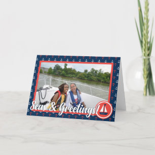 Seas & Greetings- Photo Frame Card
