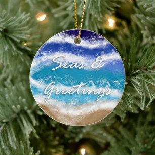 Seas & Greetings Seaside Coastal Christmas Ceramic Tree Decoration