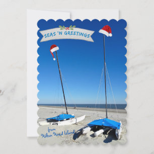 SEAS 'n Greetings from Hilton Head Island Coastal Holiday Card