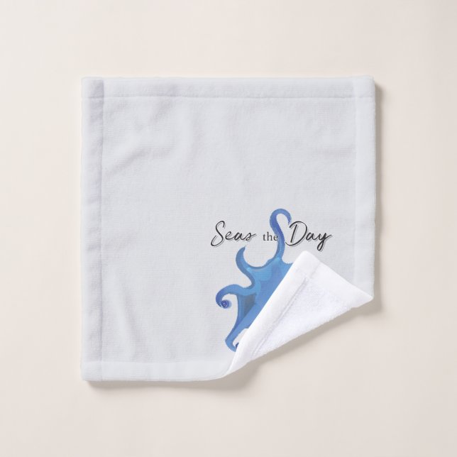 Seas the Day Bath Towel Set (Wash Cloth)