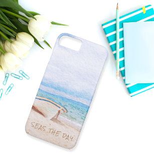 Seas The Day Beached Fishing Boat Case-Mate iPhone Case