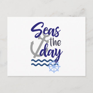 Seas the Day, Nautical Postcard