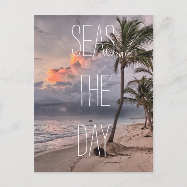 Seas The Day Postcard (Front)
