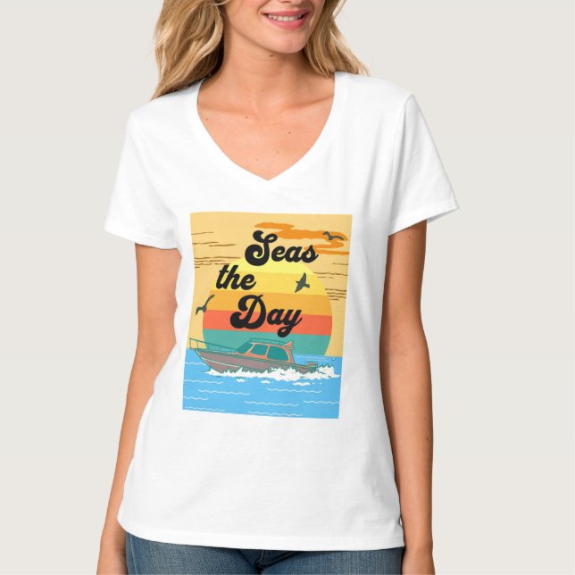 Seas the Day Summer T-Shirt (Front)