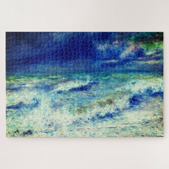 Seascape (1897) by Pierre-Auguste Renoir Jigsaw Puzzle (Horizontal)