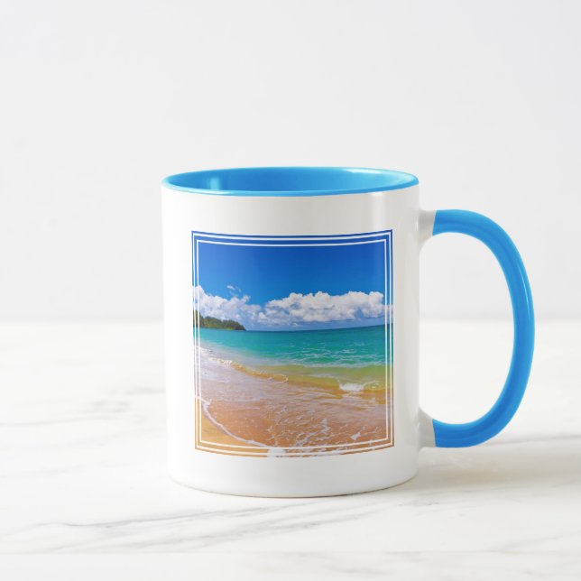Seascape Along Hanalei Bay Mug (Right)