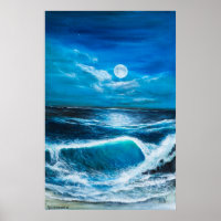 Seascape art on
