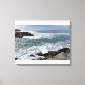 Seascape at Ponto Beach, Carlsbad, CA Canvas Print