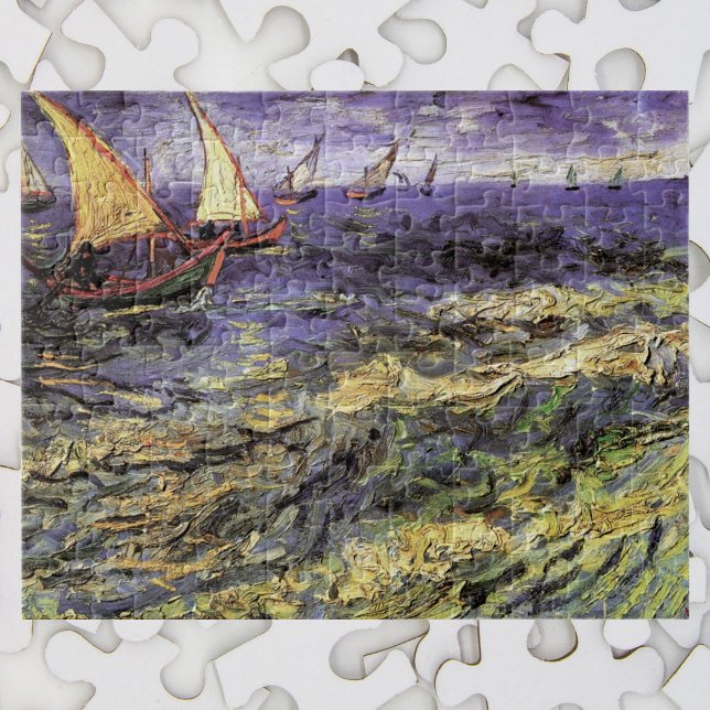 Seascape at Saintes Maries by Vincent van Gogh Jigsaw Puzzle (Creator Uploaded)