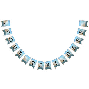 Seascape Beach Wedding Blue Ocean Bunting