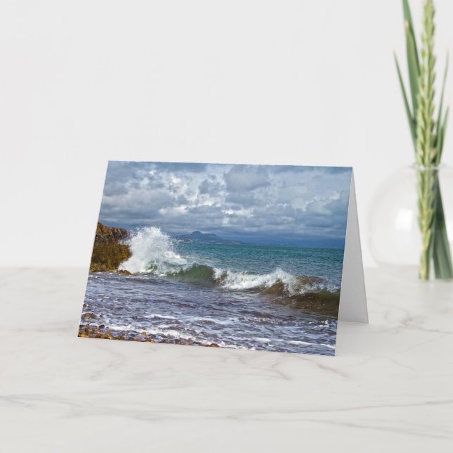 Seascape Birthday Card (Front)
