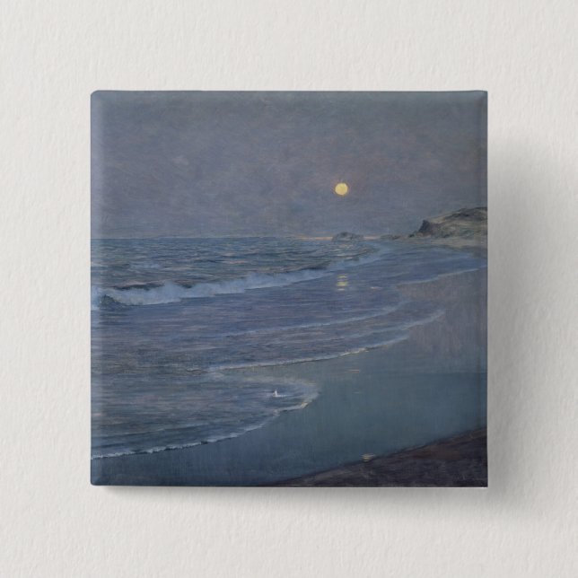 Seascape, c.1892-93 15 cm square badge (Front)