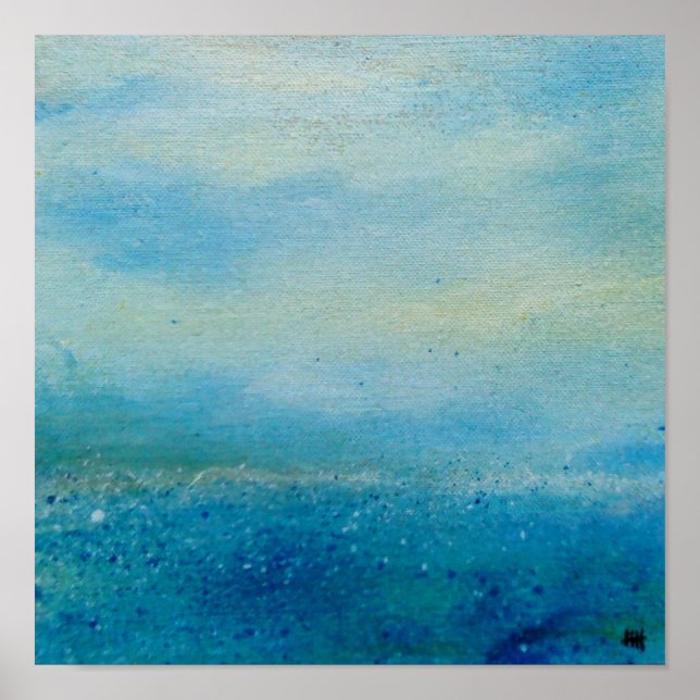 Seascape, Cornish Coast Poster (Front)