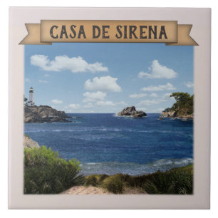 Seascape (customisable) Ceramic Tile