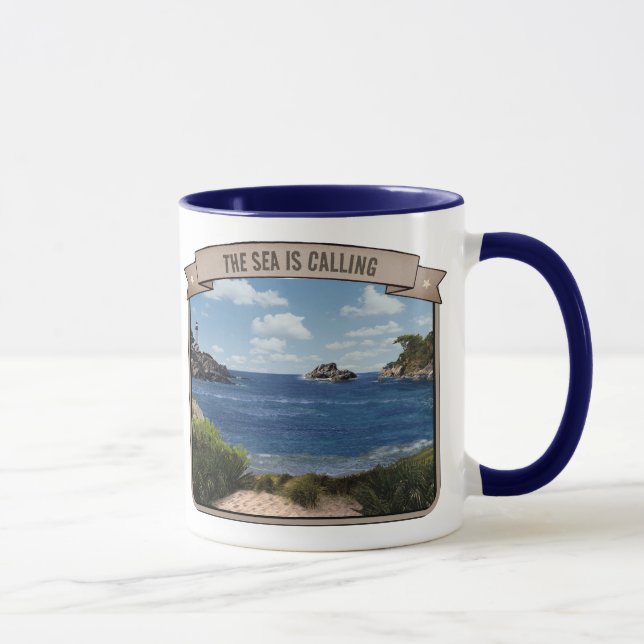 Seascape (customisable) mug (Right)