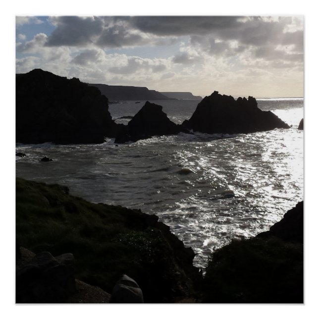 Seascape Evening Poster (Front)