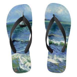 Seascape, fine art painting by van Gogh, Flip Flop