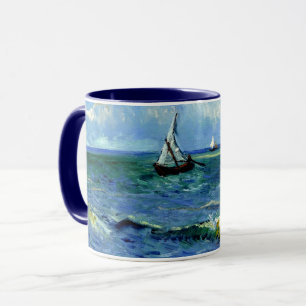Seascape, fine art painting by van Gogh Mug