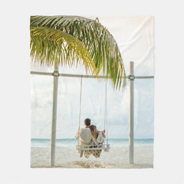 Seascape Fleece Blanket (Front)