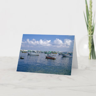 seascape holiday card