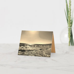 Seascape in Sepia Card