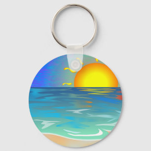 Seascape Key Ring