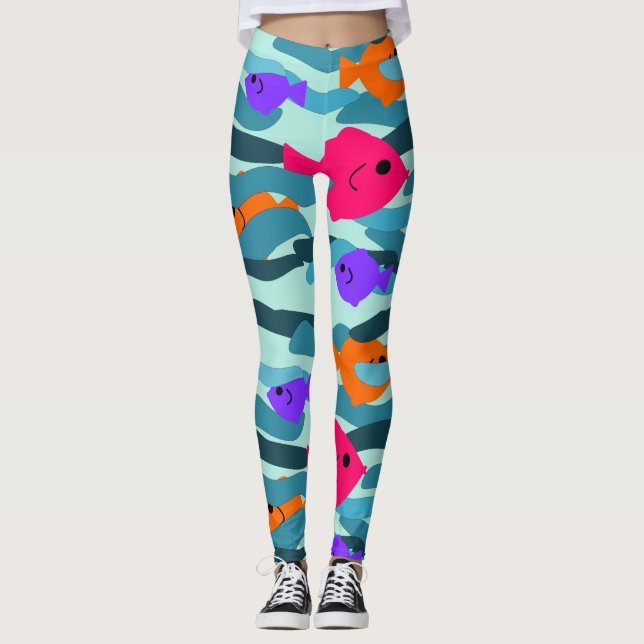 Seascape  leggings (Front)