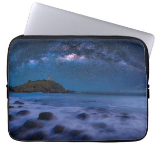 Seascape Lighthouse Milky Way Lanta Island Krabi Laptop Sleeve