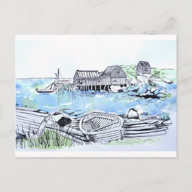 Seascape. Postcard (Front)