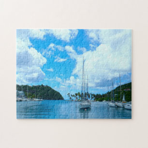Seascape Saint Lucia. Jigsaw Puzzle