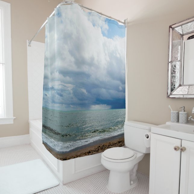 Seascape Shower Curtain (In Situ)