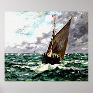 Seascape Storm Poster