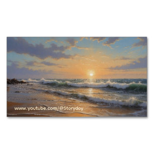 Seascape Storydoy  Magnetic Business Card
