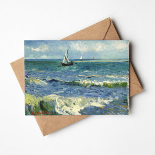 Seascape   Vincent Van Gogh Card