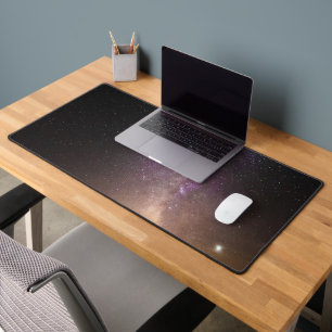 Seascape with milky way desk mat