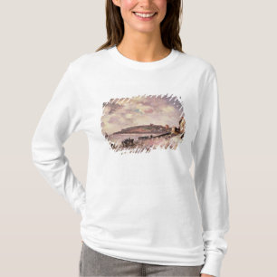 Seascape with ponies on the beach T-Shirt