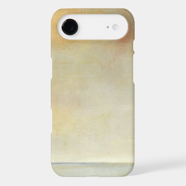 Seascape with Tranquil Orange Sunset Case-Mate iPhone Case (Back)