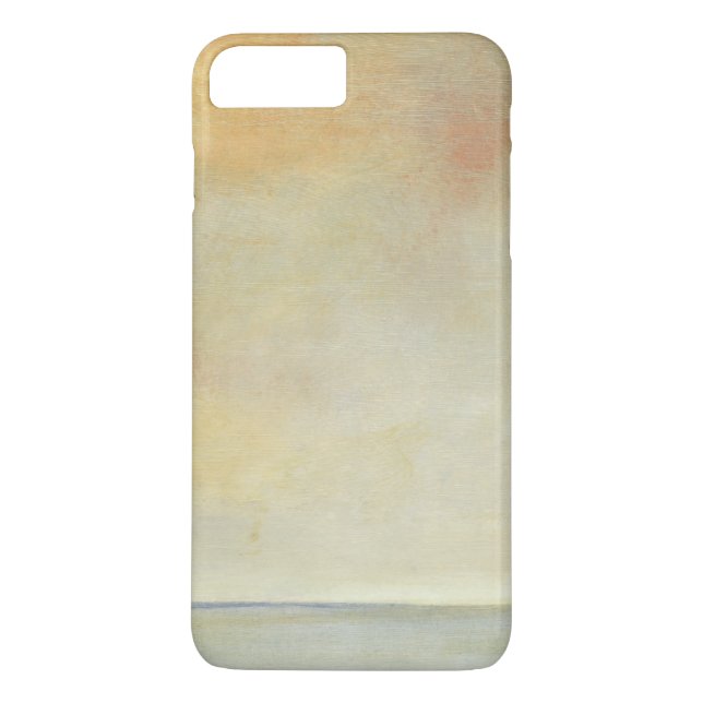 Seascape with Tranquil Orange Sunset Case-Mate iPhone Case (Back)