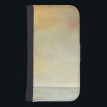 Seascape with Tranquil Orange Sunset Samsung S4 Wallet Case<br><div class="desc">Tim O'Toole created this lovely painting of a seascape with a traquil orange sunset over top. A peaceful feeling washes over you as you glace at this piece. Purchase a copy today!</div>