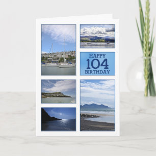 Seascapes 104th birthday card