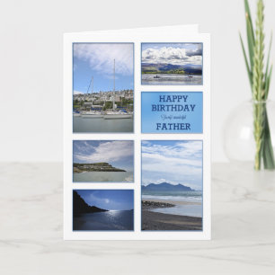 Seascapes birthday card for Father
