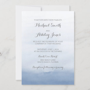 Seascapes Destination Seaside Wedding Invitation