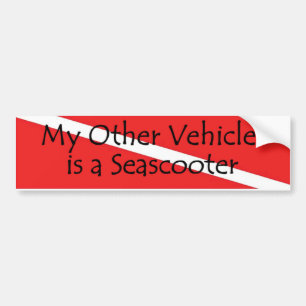 seascooter bumper sticker