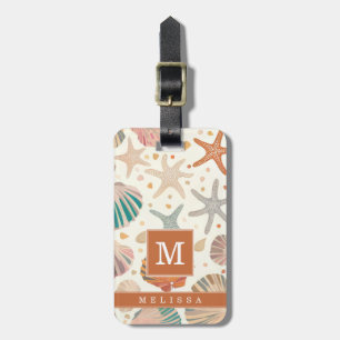 Seashell and Beach Luggage Tag