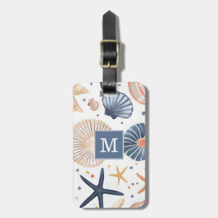 Seashell and Beach Luggage Tag
