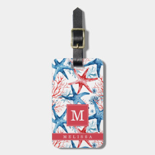 Seashell and Beach Luggage Tag