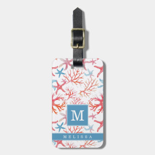 Seashell and Beach Luggage Tag