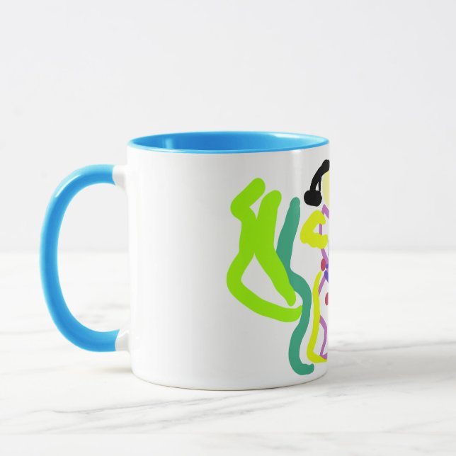 Seashell and starfish mug (Left)