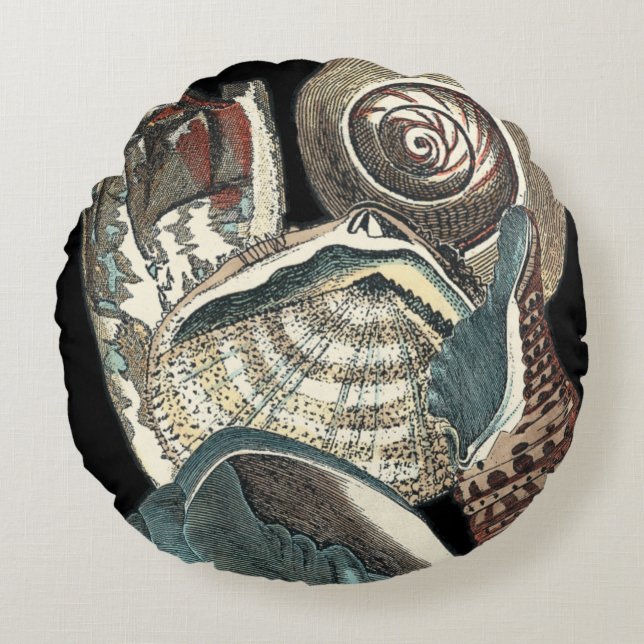Seashell Anthology Round Cushion (Front)