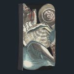 Seashell Anthology Samsung S4 Wallet Case<br><div class="desc">This artwork by Vision Studio captures some of the best ocean sea life's. Get this rustic piece of artwork of these different shapes and sizes of Conch shells. This is one unique piece of artwork of these Seashell Anthology pieces.</div>